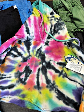 Roxy Tie-Dye Hoodie in Multicolor NWT